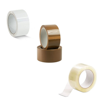 4 rotoli di nastri adesivi di diverse tipologie